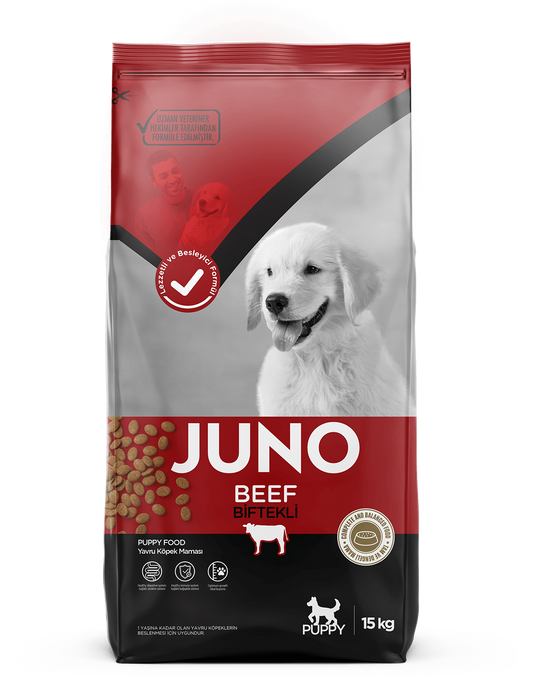 JUNO Biftekli Yavru Köpek Maması