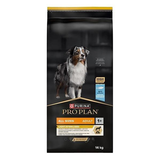 PRO PLAN LIGHT STERILISED BEYAZ BALIKLI KISIRLAŞTIRILMIŞ YETİŞKİN KÖPEK MAMASI